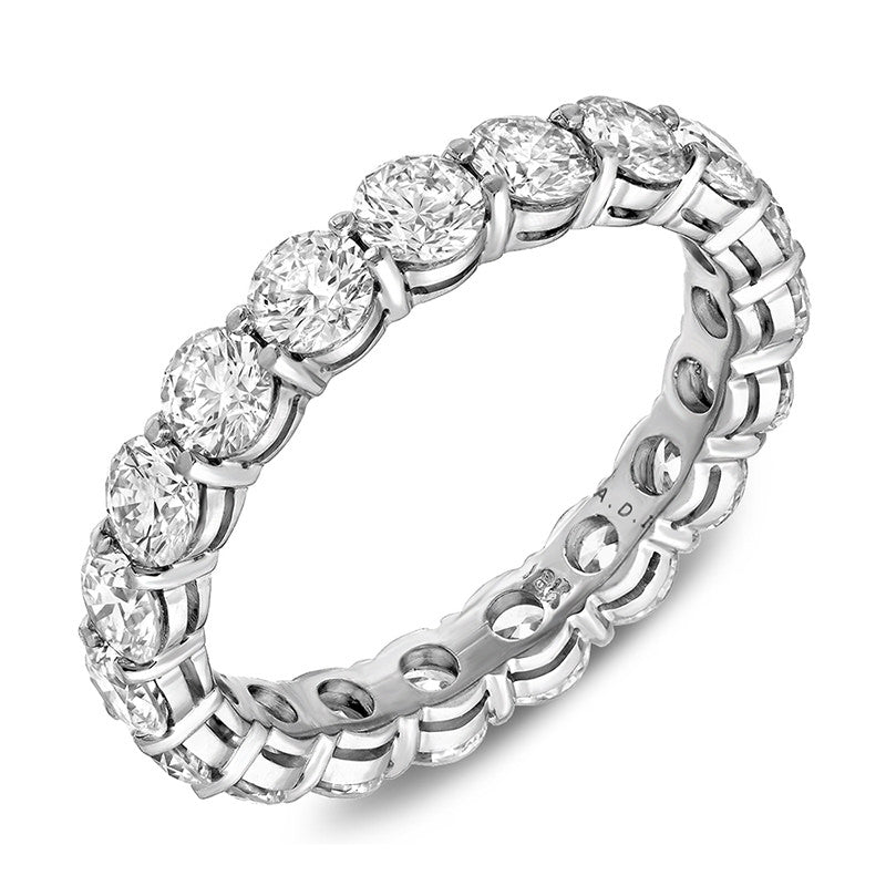 White Gold Open Gallery Eternity Band