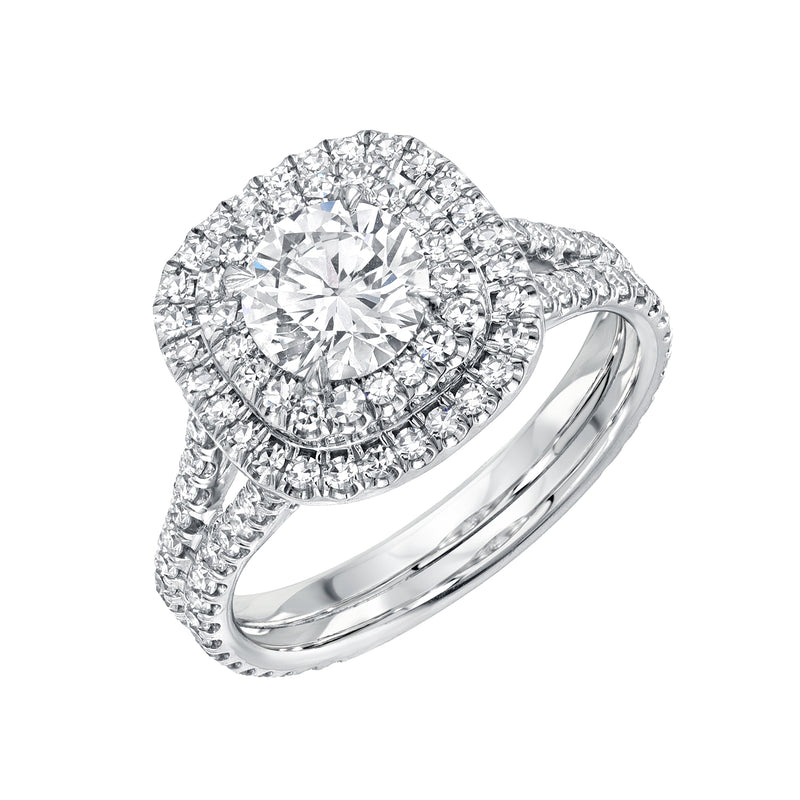 Miranda Double Halo Diamond Ring